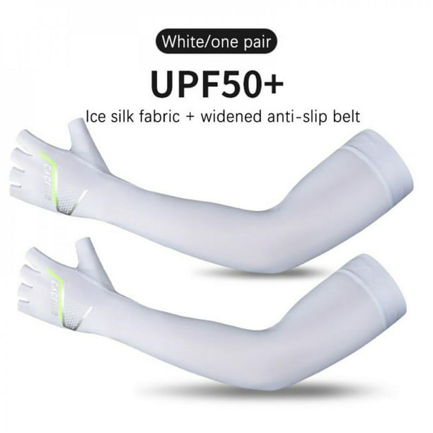Unisex Black And White Sheep Sunscreen Outdoor Athletic Arm Warmer Long Sleeves Glove 